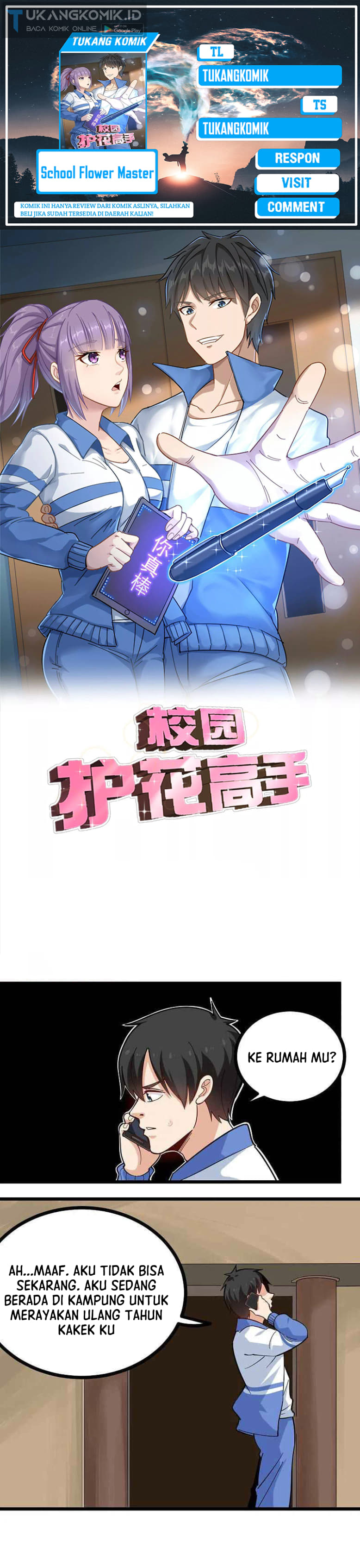 School Flower Master Chapter 257 Bahasa Indonesia